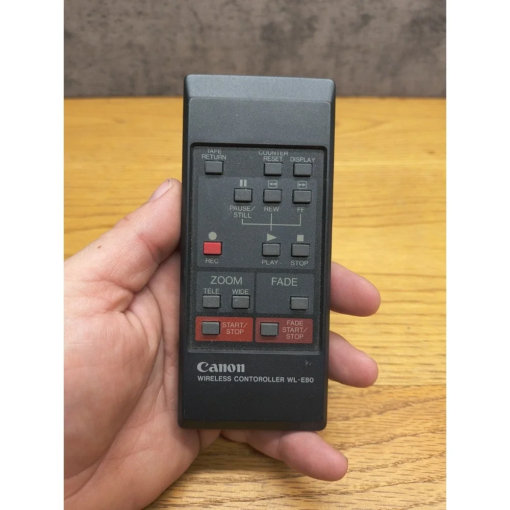 ⭐ Genuine Canon WL-E80 WL-E80EXP Camcorder OEM Wireless Remote Control ⭐